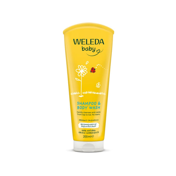 Weleda Calendula Shampoo & Body Wash 200 ml