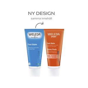 Weleda Foot Balm 75 ml – i gammal och ny förpackningsdesign