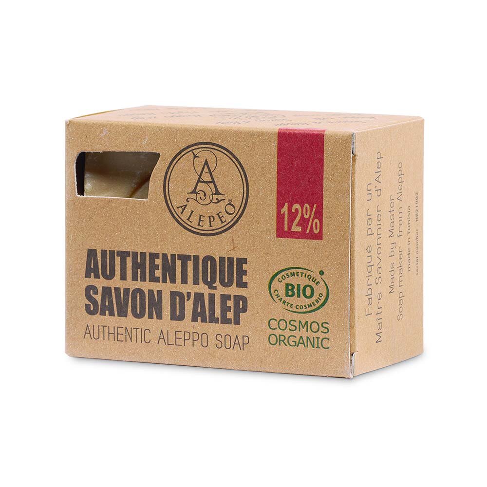 Alepeo Aleppotvål 12% 200 g