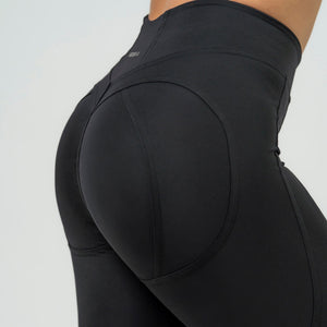 NEBBIA High Waist Push-Up Leggings Black – detaljbild