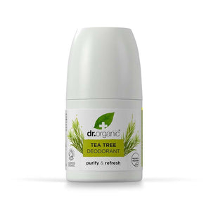 Dr Organic Deodorant Tea Tree Roll-On 50 ml