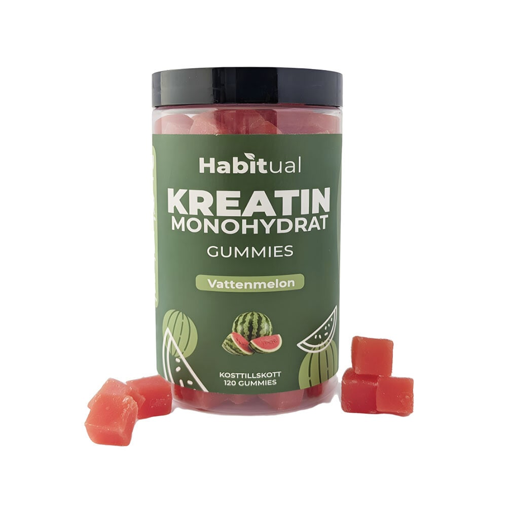 Habitual Kreatin Gummies Vattenmelon 120 st