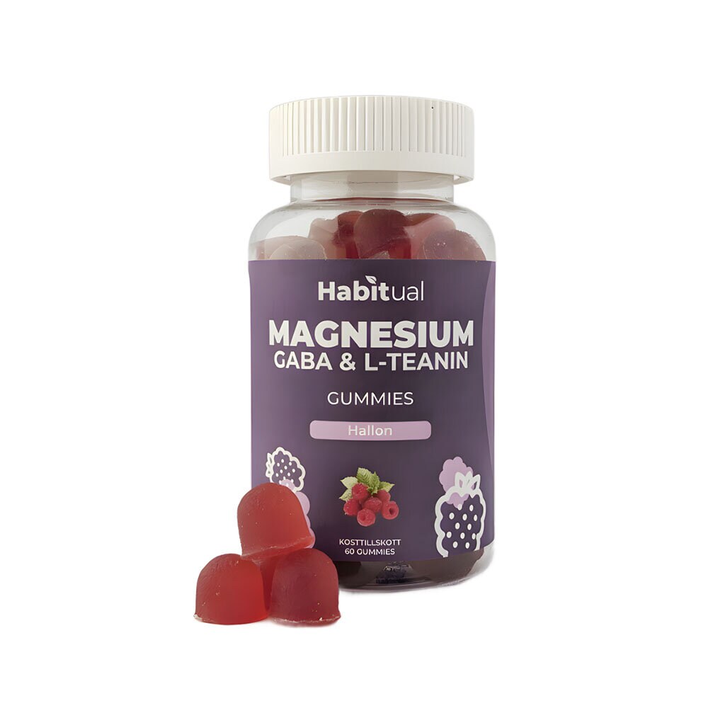 Habitual Magnesium Gummies Hallon 60 st