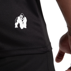 Gorilla Wear Classic Training T-Shirt Black – närbild av sidologotyp