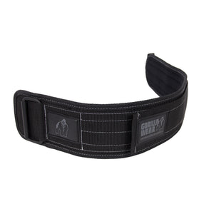 Gorilla Wear 4 Inch Nylon Belt Black/Grey – produkt från sidan