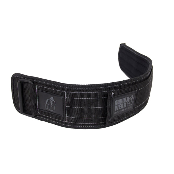 Gorilla Wear 4 Inch Nylon Belt Black/Grey – produkt från sidan