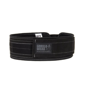 Gorilla Wear 4 Inch Nylon Belt Black/Grey