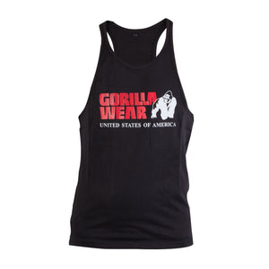 Gorilla Wear Classic Tank Top Black – linne framifrån