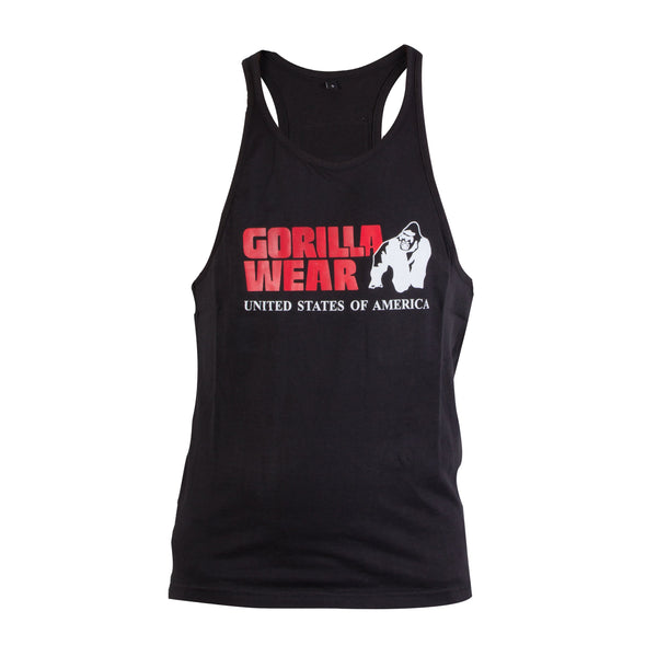 Gorilla Wear Classic Tank Top Black – linne framifrån