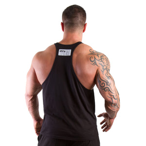 Gorilla Wear Classic Tank Top Black – linne på modell bakifrån