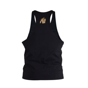 Gorilla Wear Classic Tank Top Black/Gold – linne bakifrån