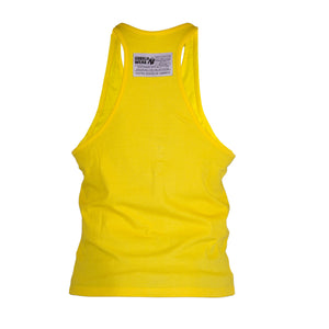 Gorilla Wear Classic Tank Top Yellow – linne bakifrån