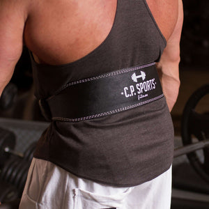 C.P. Sports Lifting Belt Black – lyftarbälte i användning