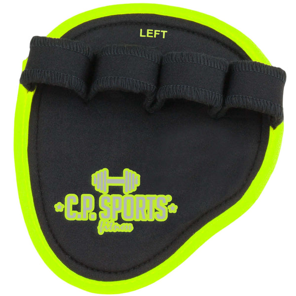 C.P. Sports Power Grips Pro black/yellow – produkt ovanifrån