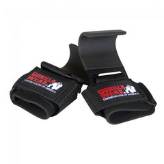 Gorilla Wear Weight Lifting Hooks Black