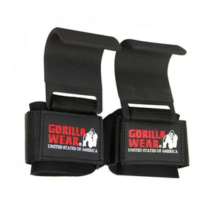 Gorilla Wear Weight Lifting Hooks Black – produktpar med weight lifting hooks
