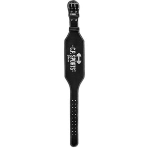 C.P. Sports Wide Lifting Belt Black – närbild av insida och vaddering