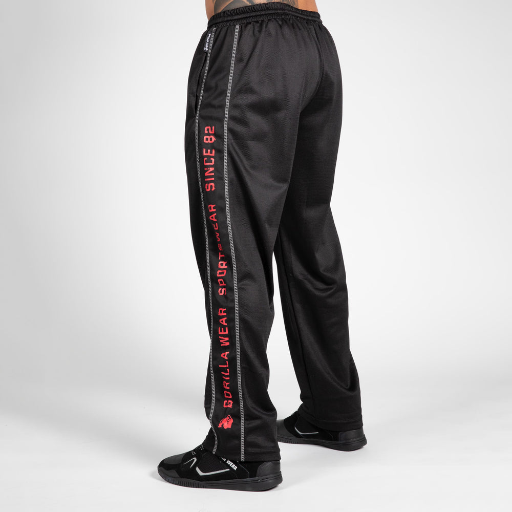 Gorilla Wear Functional Mesh Pants Black/Red