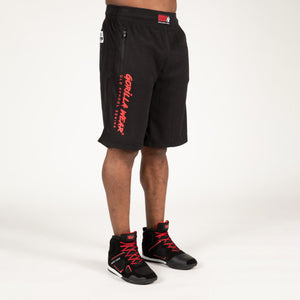 Gorilla Wear Augustine Old School Shorts Black/Red