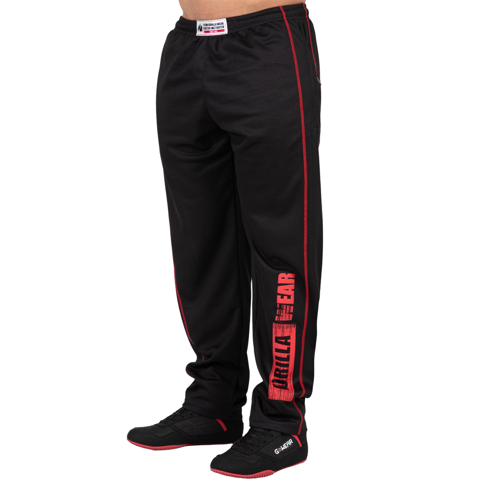 Gorilla Wear Wallace Mesh Pants Black/Red