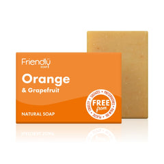 Friendly Soap Tvål Orange & Grapefruit 95 g