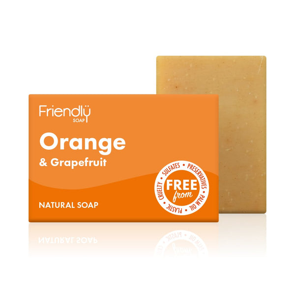 Friendly Soap Tvål Orange & Grapefruit 95 g