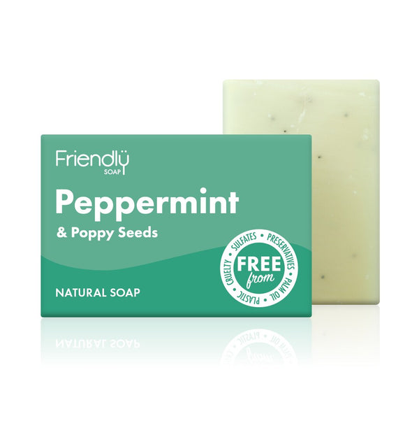 Friendly Soap Peppermint & Poppy Seed 95 g