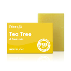 Friendly Soap Tvål Tea Tree & Turmeric 95 g