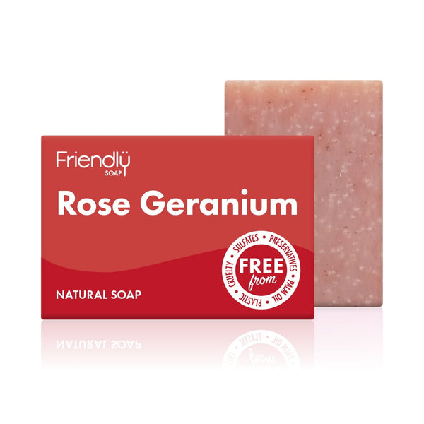 Friendly Soap Tvål Rose Geranium 95 g