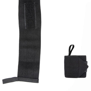 Gorilla Wear Wrist Wraps Basic black/red – med förvaringspåse