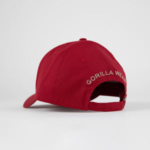 Gorilla Wear Buckley Cap Red/Beige – keps sedd bakifrån