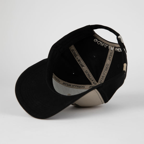 Gorilla Wear Buckley Cap black/beige – keps sedd från insidan