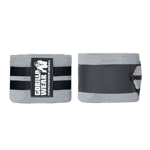 Gorilla Wear Knee Wraps Grey/Black 2,5 m – produktpar med knälindor