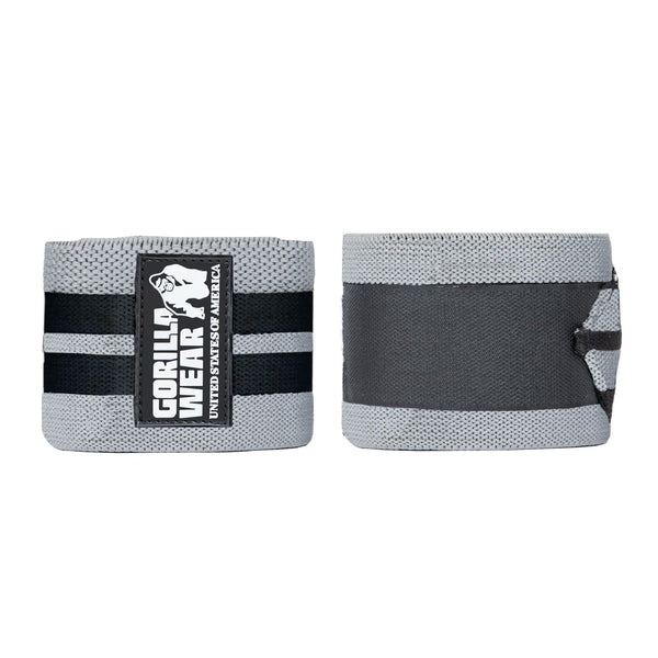Gorilla Wear Knee Wraps Grey/Black 2,5 m – produktpar med knälindor