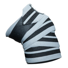 Gorilla Wear GW Knee Wraps Grey/Black 2 m