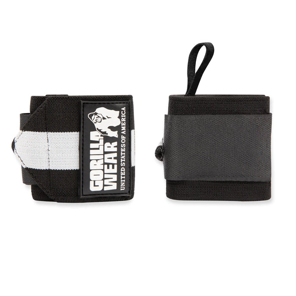 Gorilla Wear Wrist Wraps Ultra Black/White