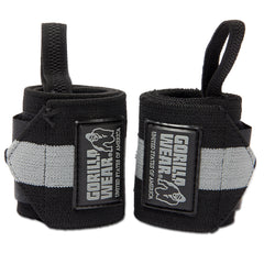 Gorilla Wear Wrist Wraps Ultra Black/Grey