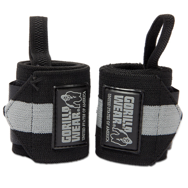 Gorilla Wear Wrist Wraps Ultra Black/Grey