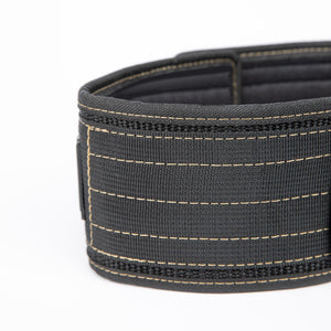 Gorilla Wear 4 Inch Nylon Belt Black/Gold – produkt från sidan