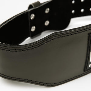 Gorilla Wear 4 Inch Padded Leather Belt Army Green – närbild av insida och vaddering