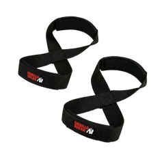 Gorilla Wear Figure 8 Lifting Straps Black