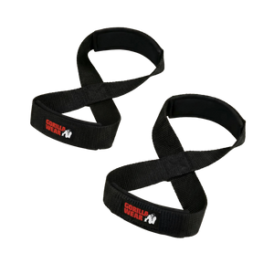 Gorilla Wear Figure 8 Lifting Straps Black