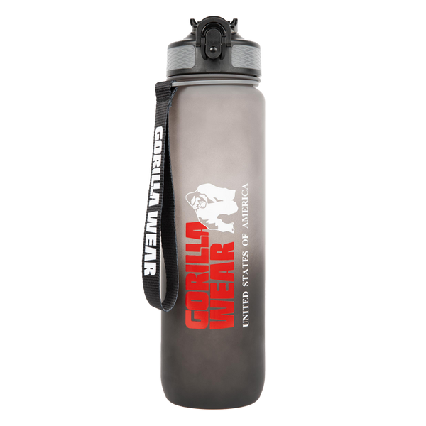 Gorilla Wear Gradient Water Bottle Black/Grey 1000 ml