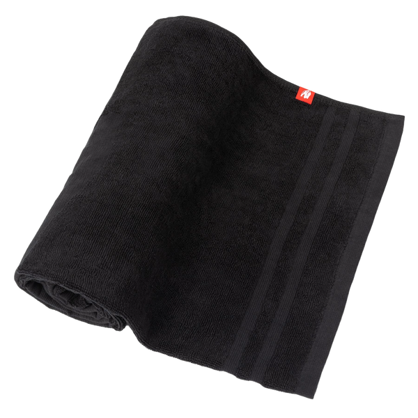 Gorilla Wear Large Towel Black 70 x 140 cm – hopvikt träningshandduk