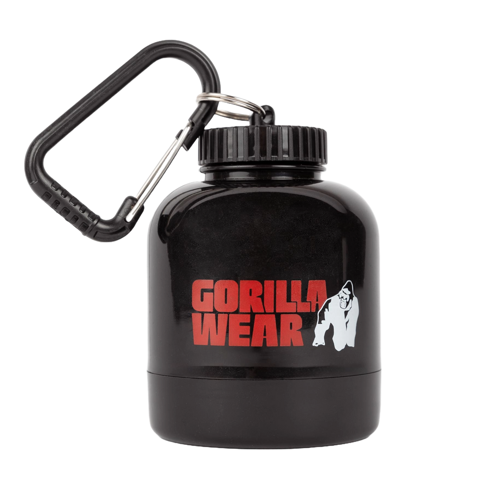 Gorilla Wear Supplement Funnel Keychain Black
