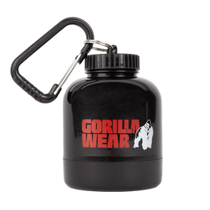 Gorilla Wear Supplement Funnel Keychain Black