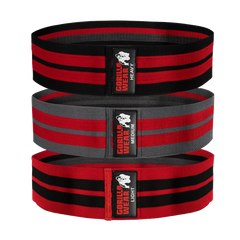 Gorilla Wear Glute Bands 3-Pack black/red/grey