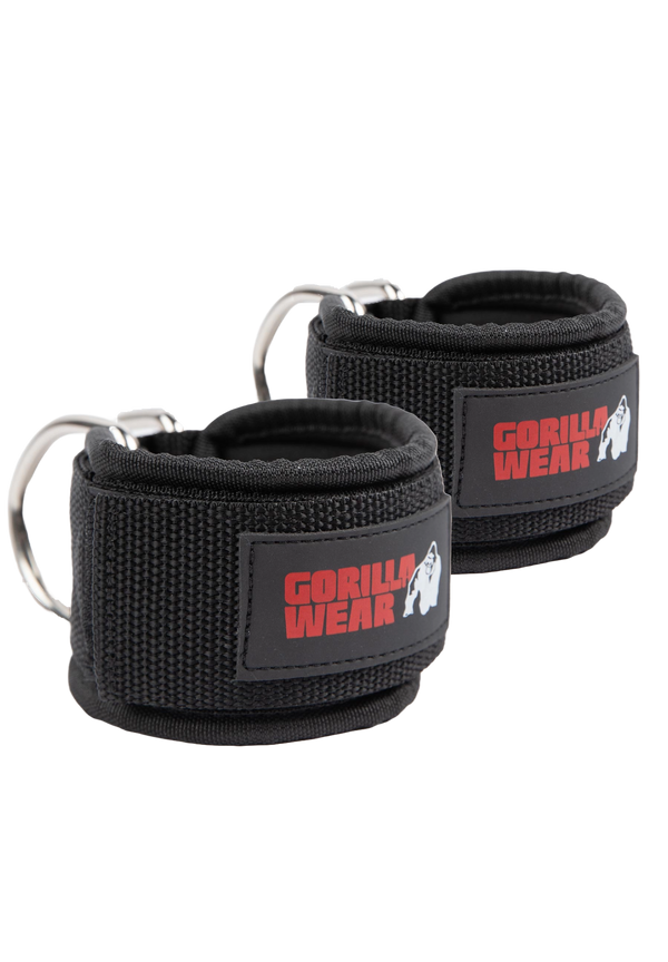 Gorilla Wear Ankle Straps Black