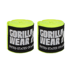 Gorilla Wear Boxing Hand Wraps Gul 2,5 m