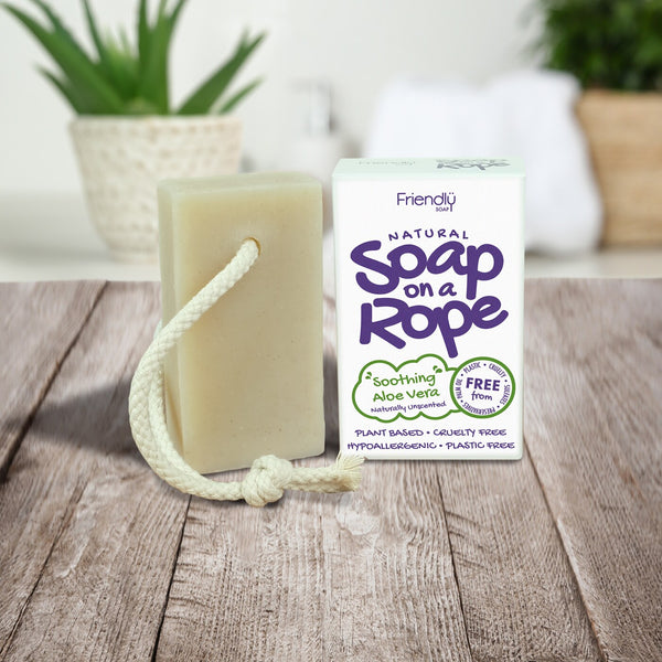 Friendly Soap Reptvål Aloe Vera 125 g – miljöbild